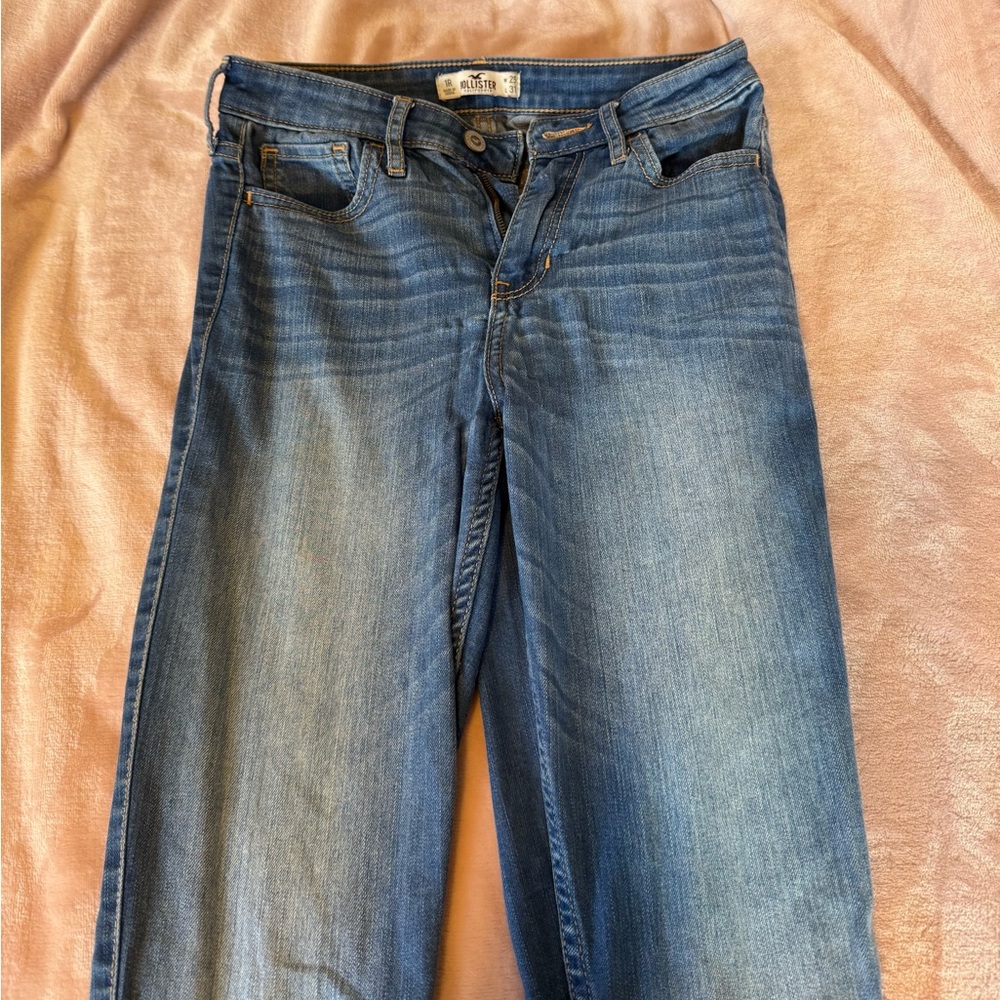 Hollister Women's Straight Leg Blue Jeans